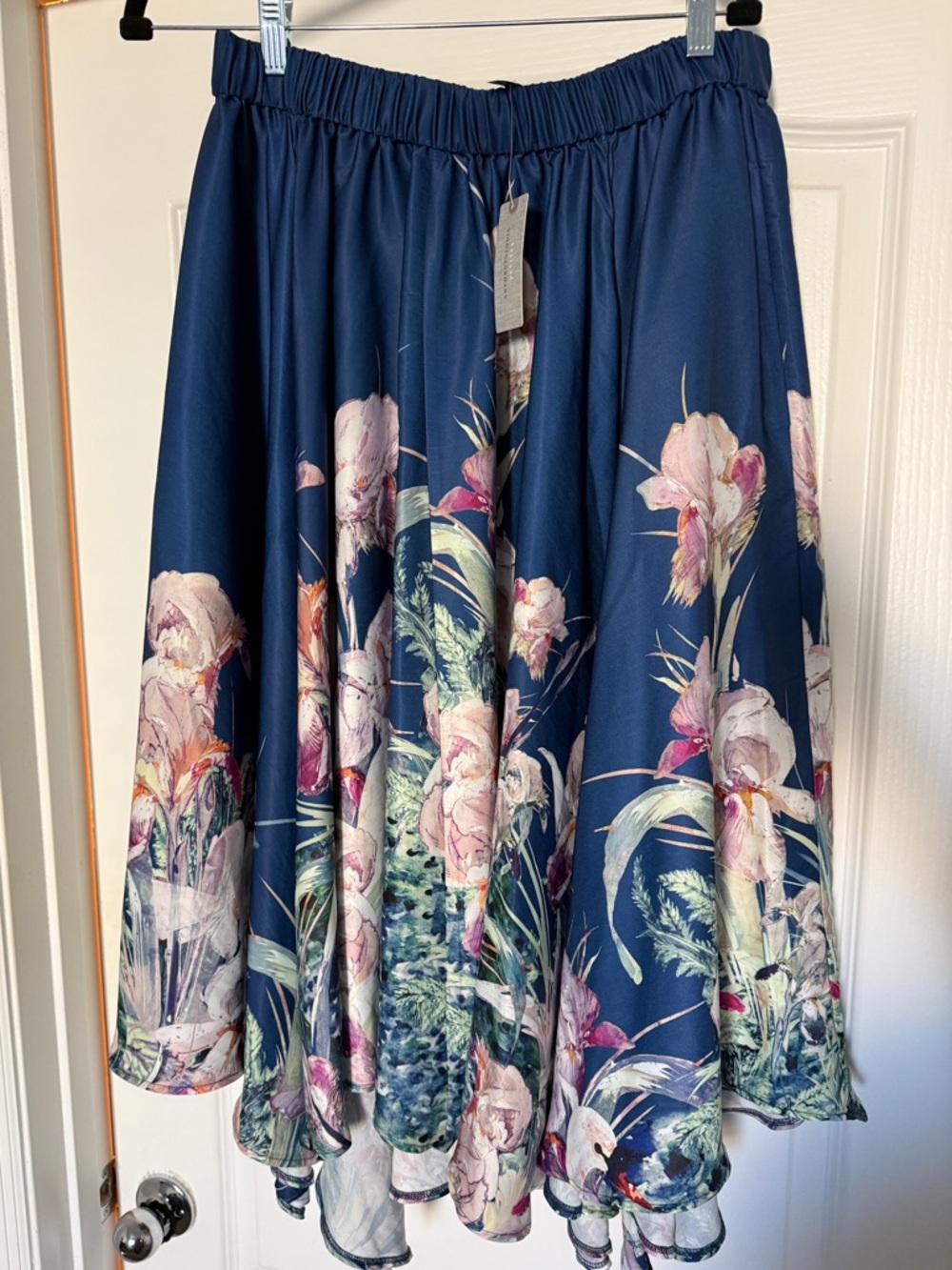 Anthropologie sleek A line skirt